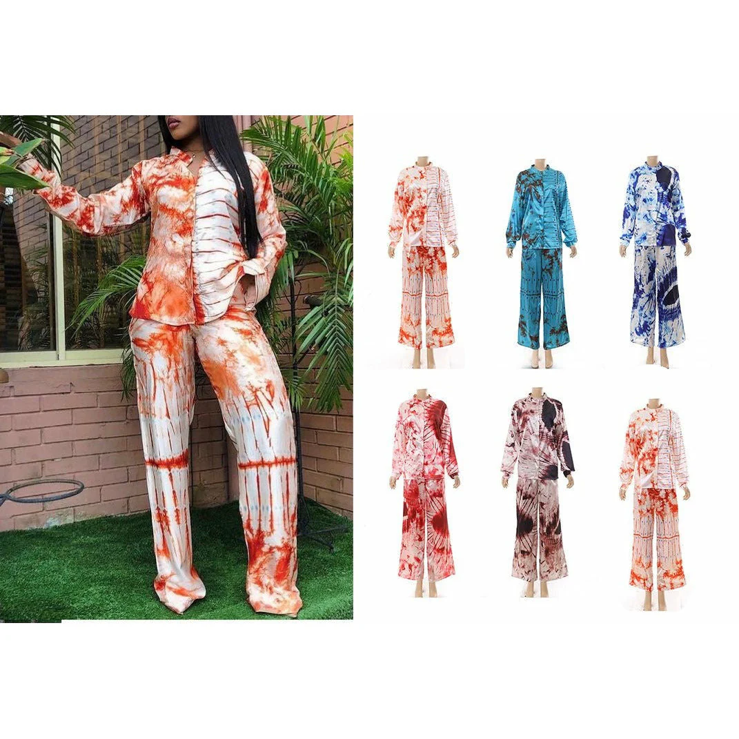 Tie Dye Print Twin Set - Image 6