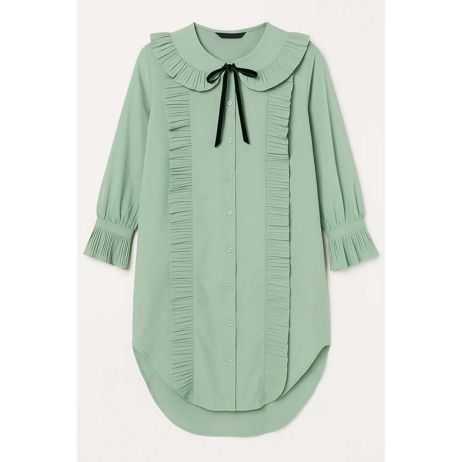 Tie Neck Vintage Dress - Image 3