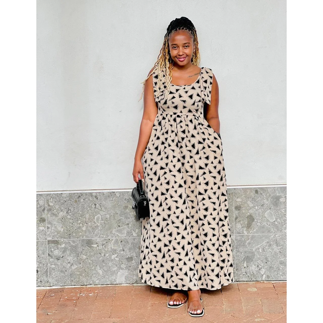 Tie Shoulder Maxi Dress - Image 5