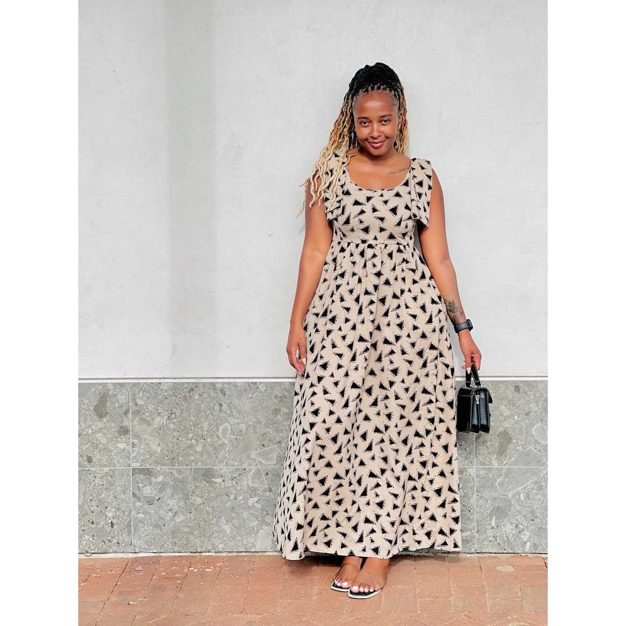 Tie Shoulder Maxi Dress - Image 6