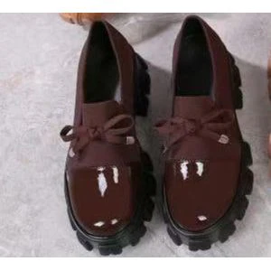 Tight String Chunky Casual Fashion Loafer Shoes. - Image 2