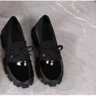 Tight String Chunky Casual Fashion Loafer Shoes. - Image 3