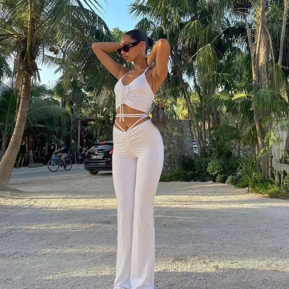 Top+Flare Pant Two Piece Set - Image 4