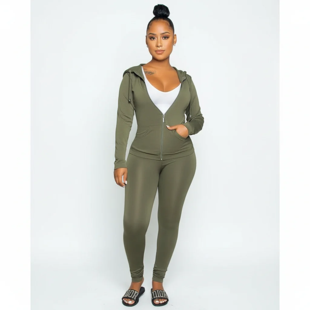 Zipper Tracksuit Set - Image 3