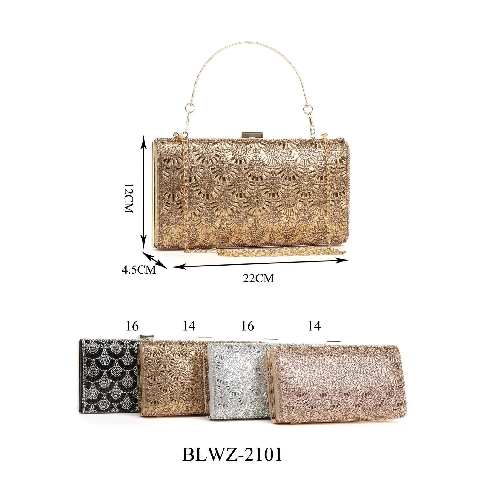Transfigure Satin Envelope Clutch Handbag - Image 4