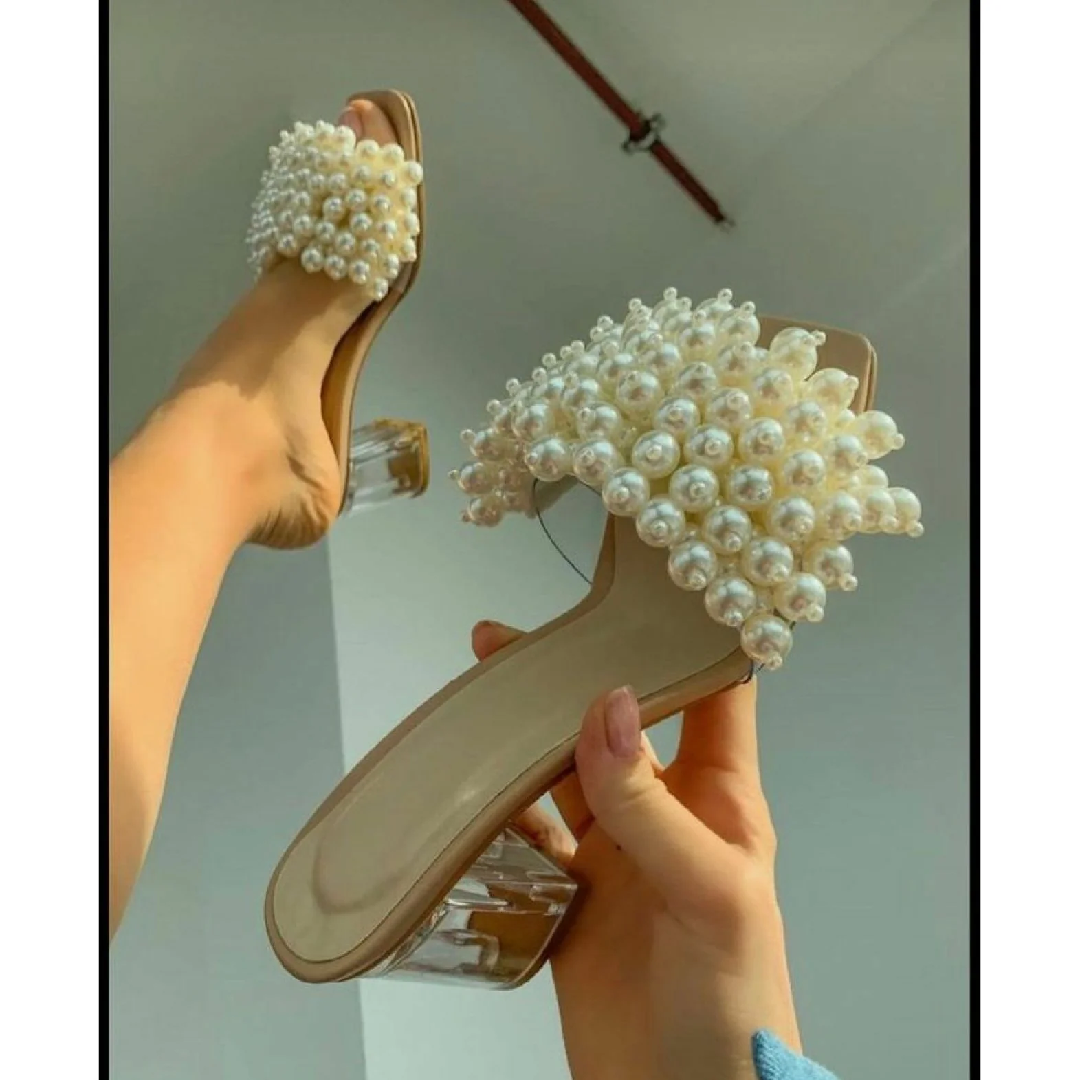 Transparent Glass Heels - Image 4