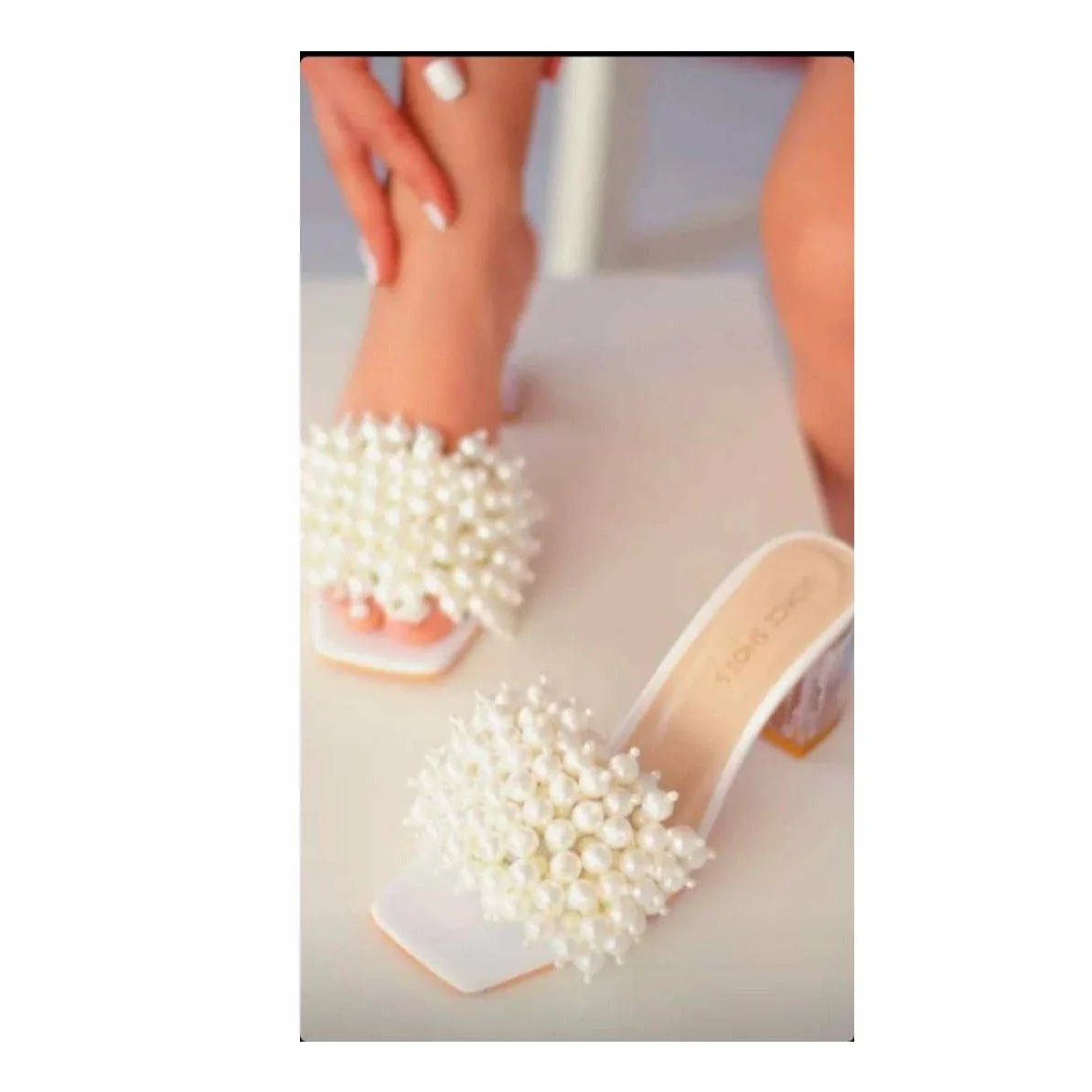 Transparent Glass Heels - Image 5
