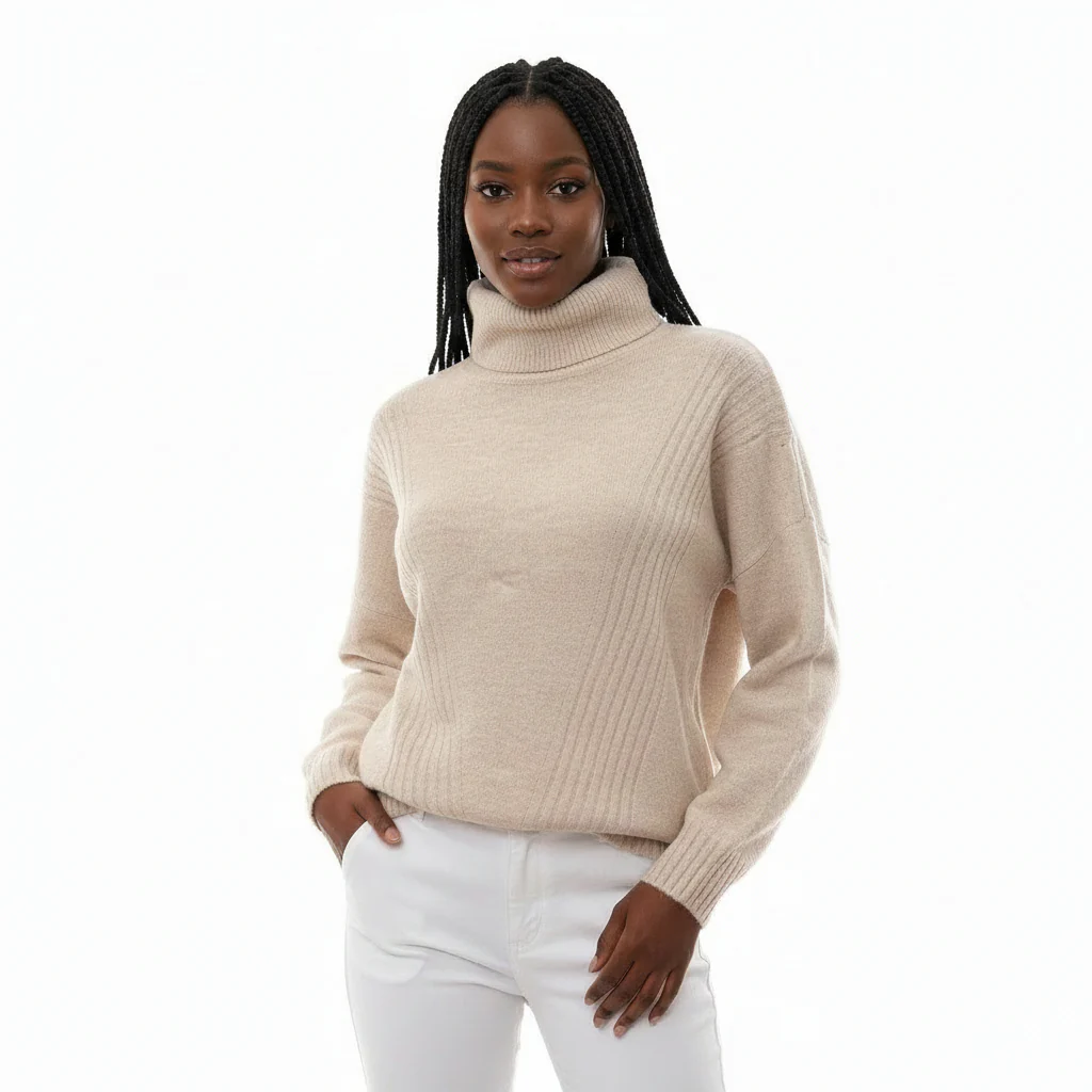 Turtleneck Knitted Top - Image 2
