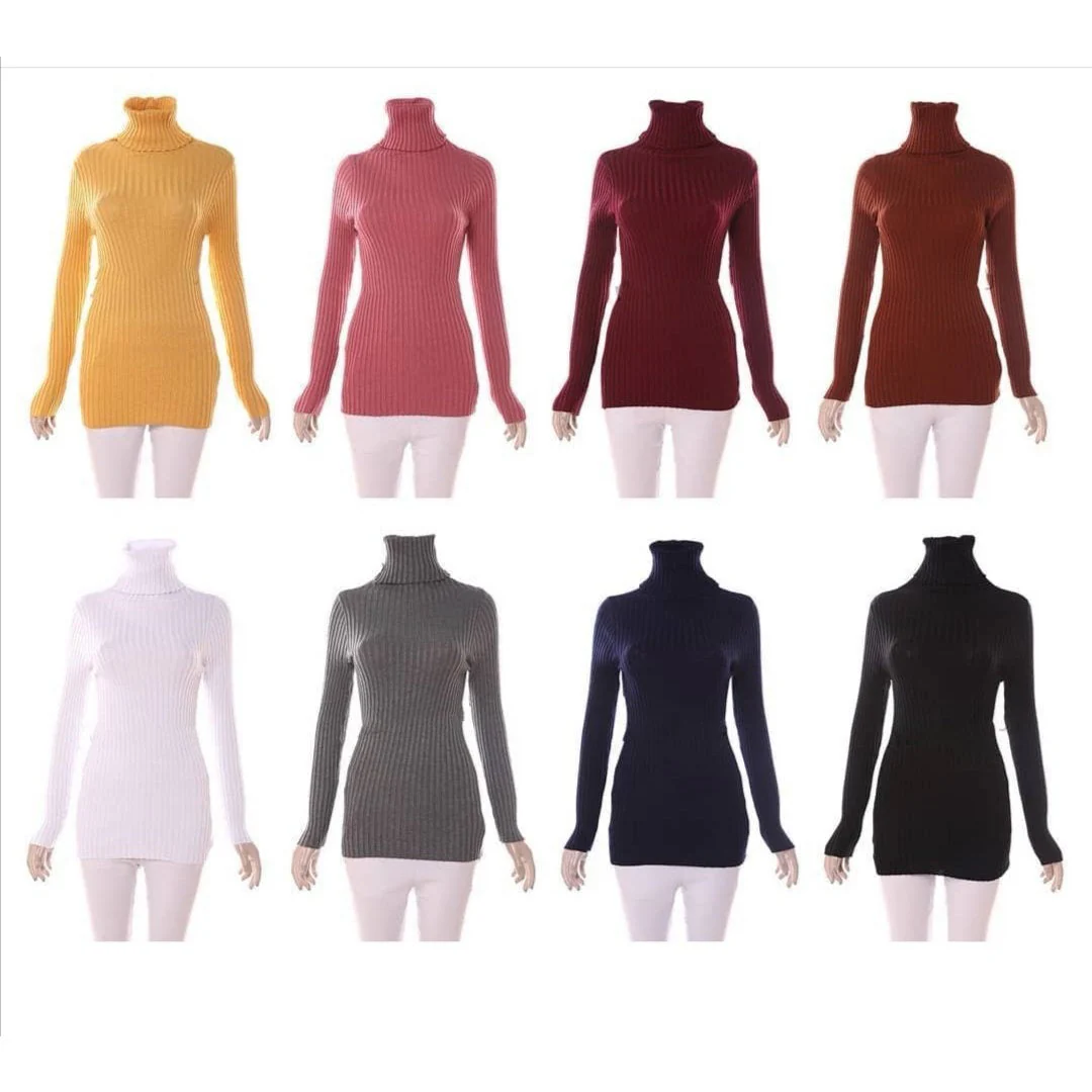 Turtleneck Sweater Polo Neck - Image 4
