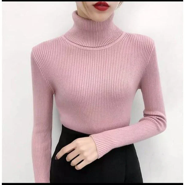 Turtleneck Sweater Polo Neck - Image 6