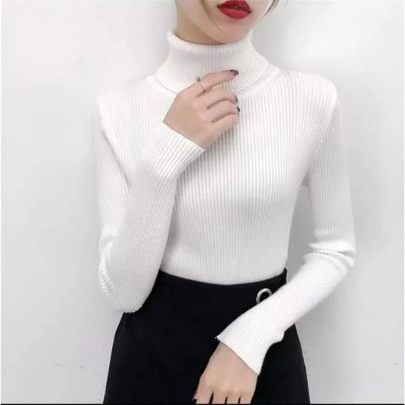 Turtleneck Sweater Polo Neck - Image 7
