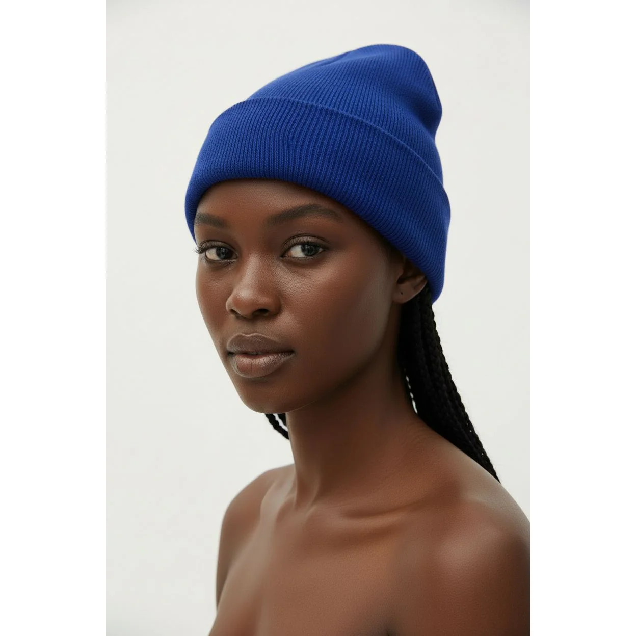 Unisex Winter New Big Head Wool Knitted Hat