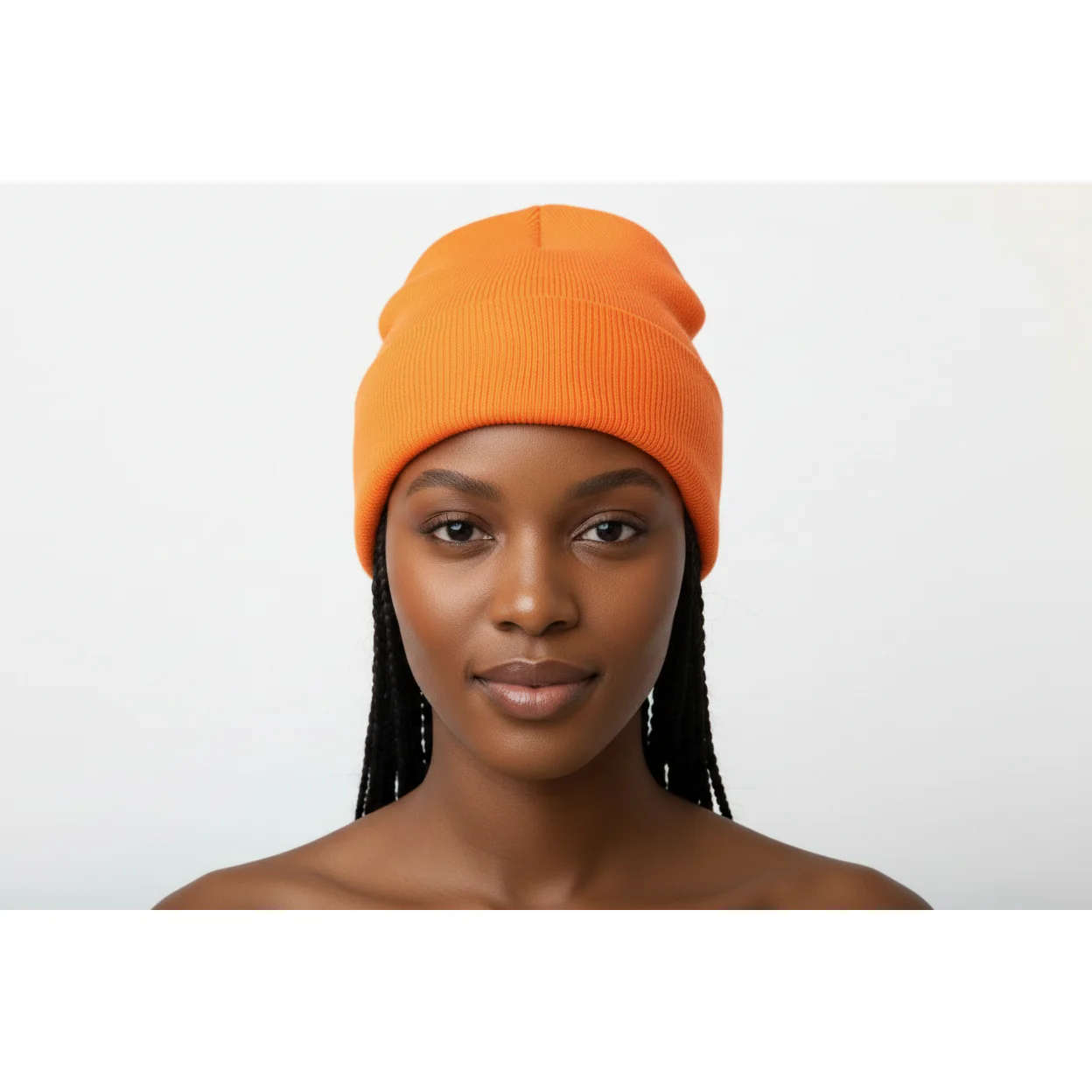 Unisex Winter New Big Head Wool Knitted Hat - Image 6