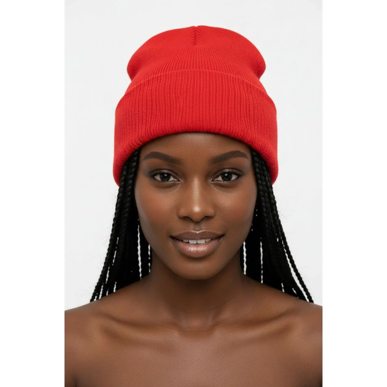 Unisex Winter New Big Head Wool Knitted Hat - Image 9