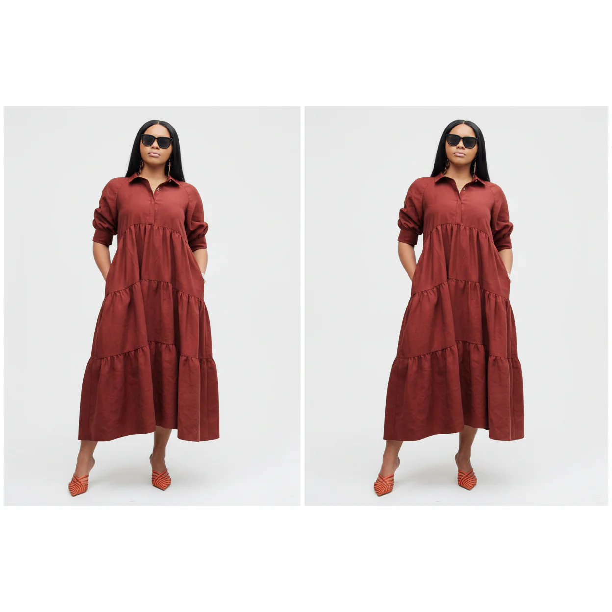 V-Neck Malia Dress - Image 8