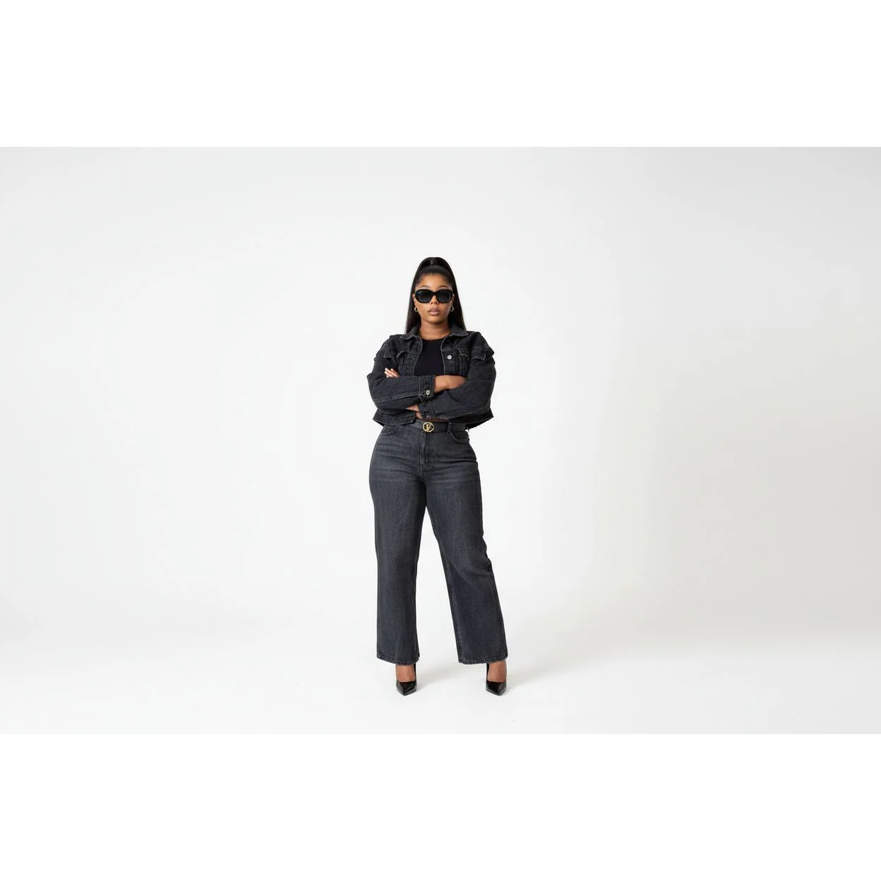 Vintage Denim Jacket & Pant Set - Image 3