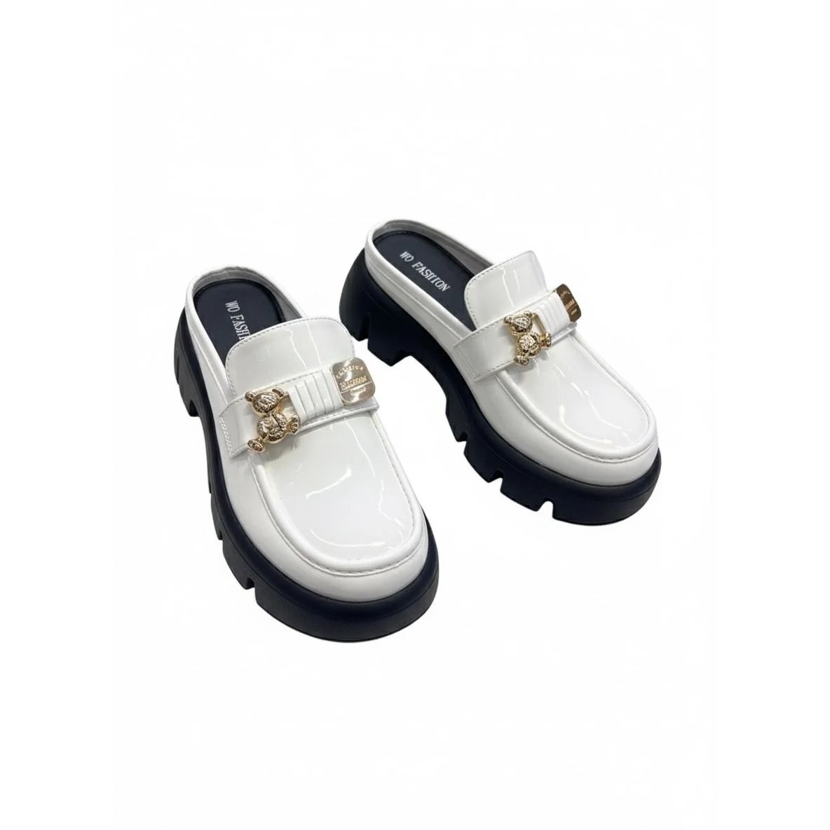 Vintage Glossy Flat Shoes - Image 7
