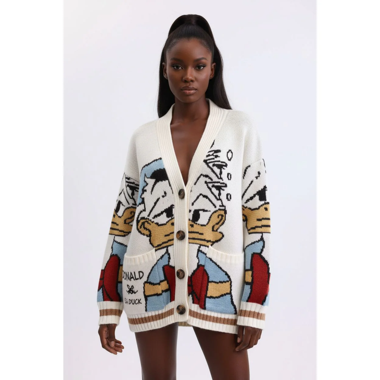 Vintage Knitted Long Sleeve Top - Image 3