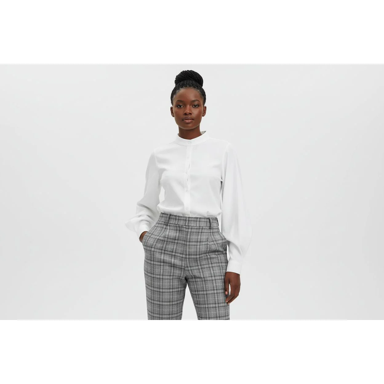 Vintage Lantern Sleeve Shirt - Image 3