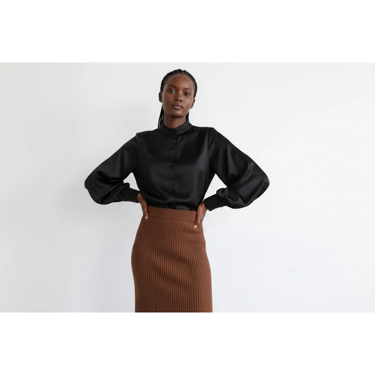 Vintage Lantern Sleeve Shirt - Image 4