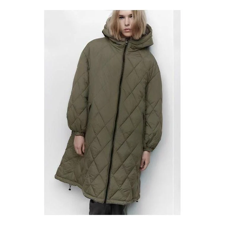 Vintage Long Hooded Coat - Image 3