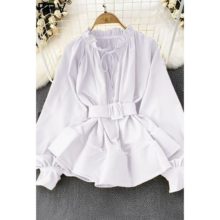 Vintage Long Sleeve Blouse - Image 4