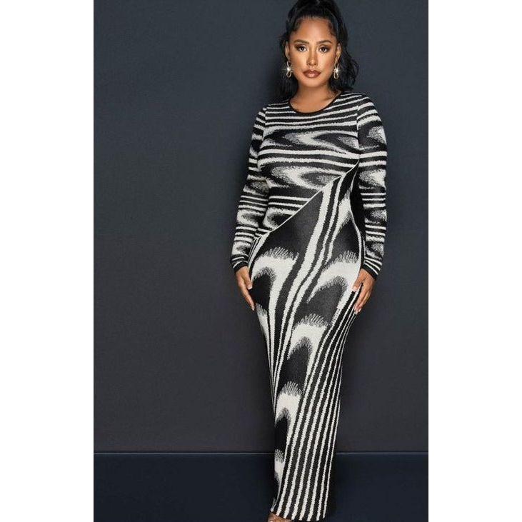 Vintage Long Sleeve Dress - Image 4