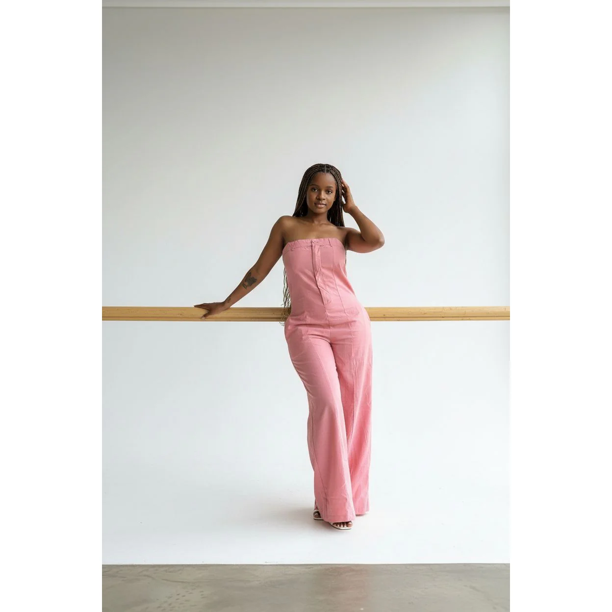 Vintage Off Shoulder Jumpsuit - Image 3