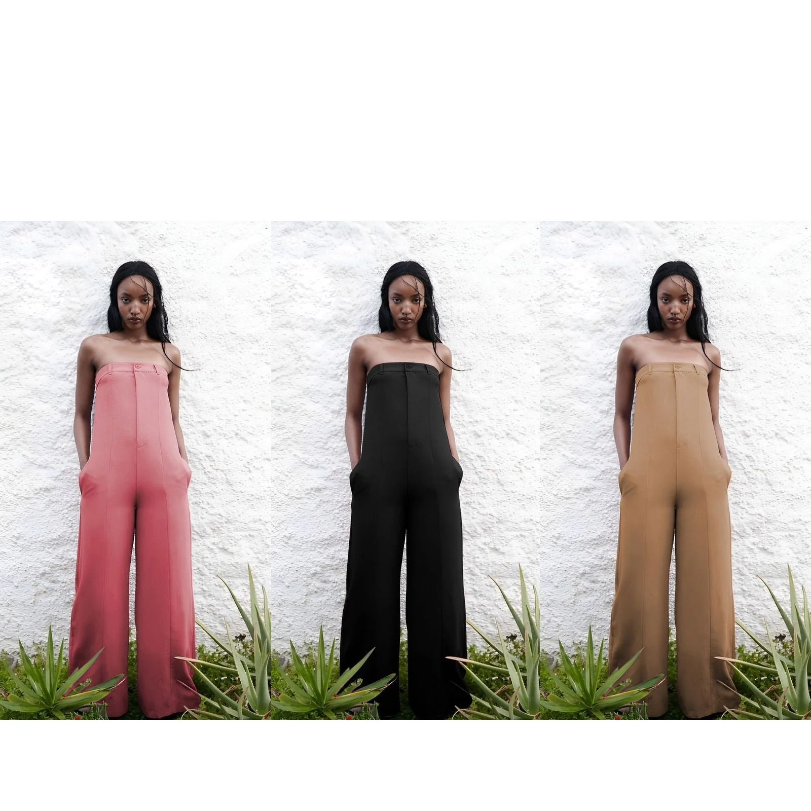 Vintage Off Shoulder Jumpsuit - Image 4
