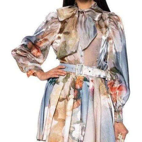 Vintage Pleated Dress - Image 5