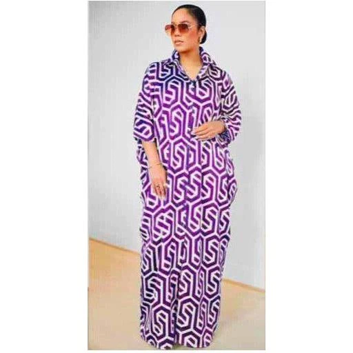 Vintage Short Sleeve Maxi Dress - Image 4