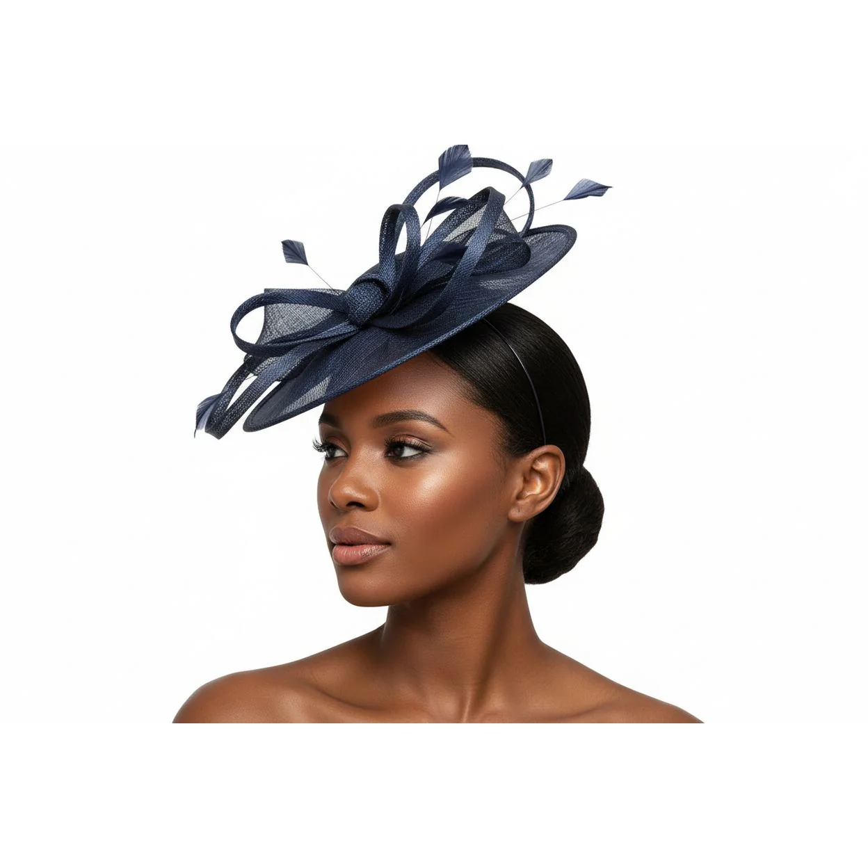 Elegant Vintage Fascinator Hat - Image 3