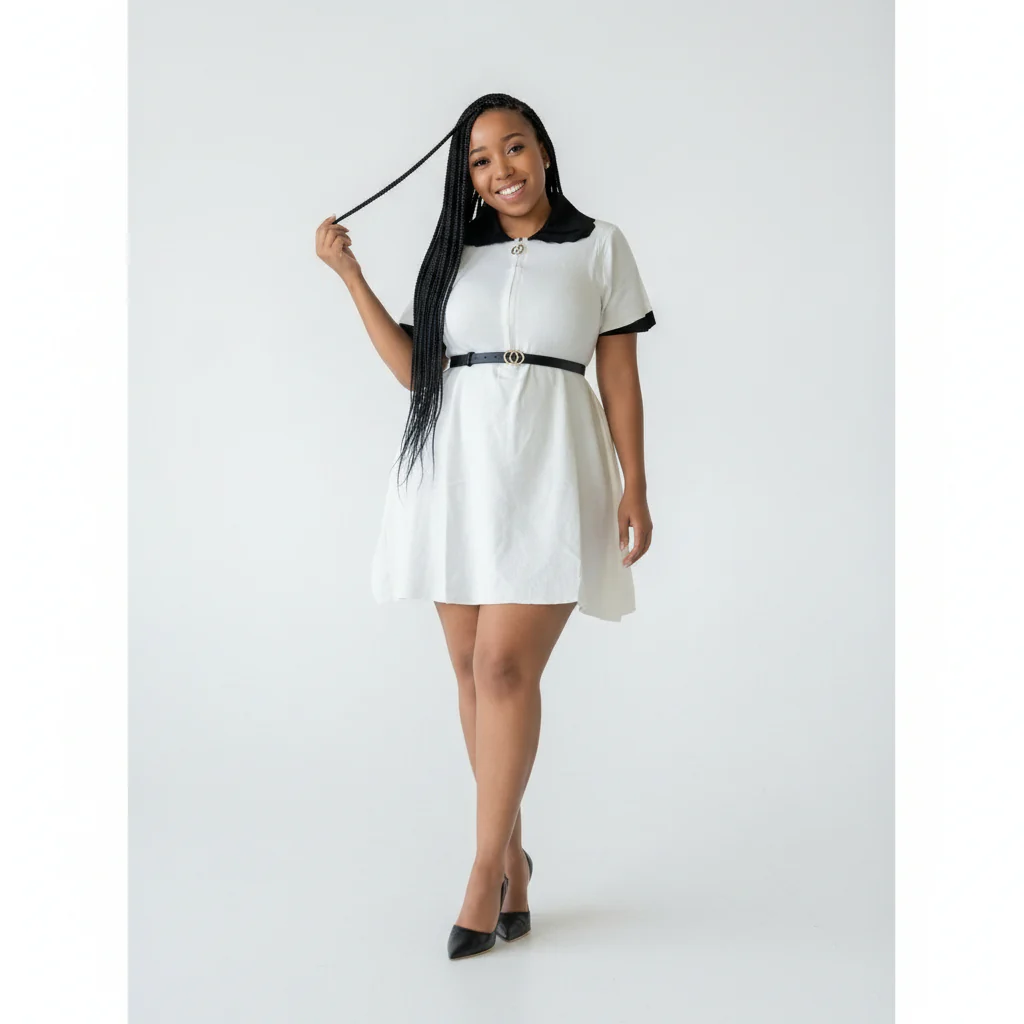 Vintage style Slim Knitted Dress. - Image 5