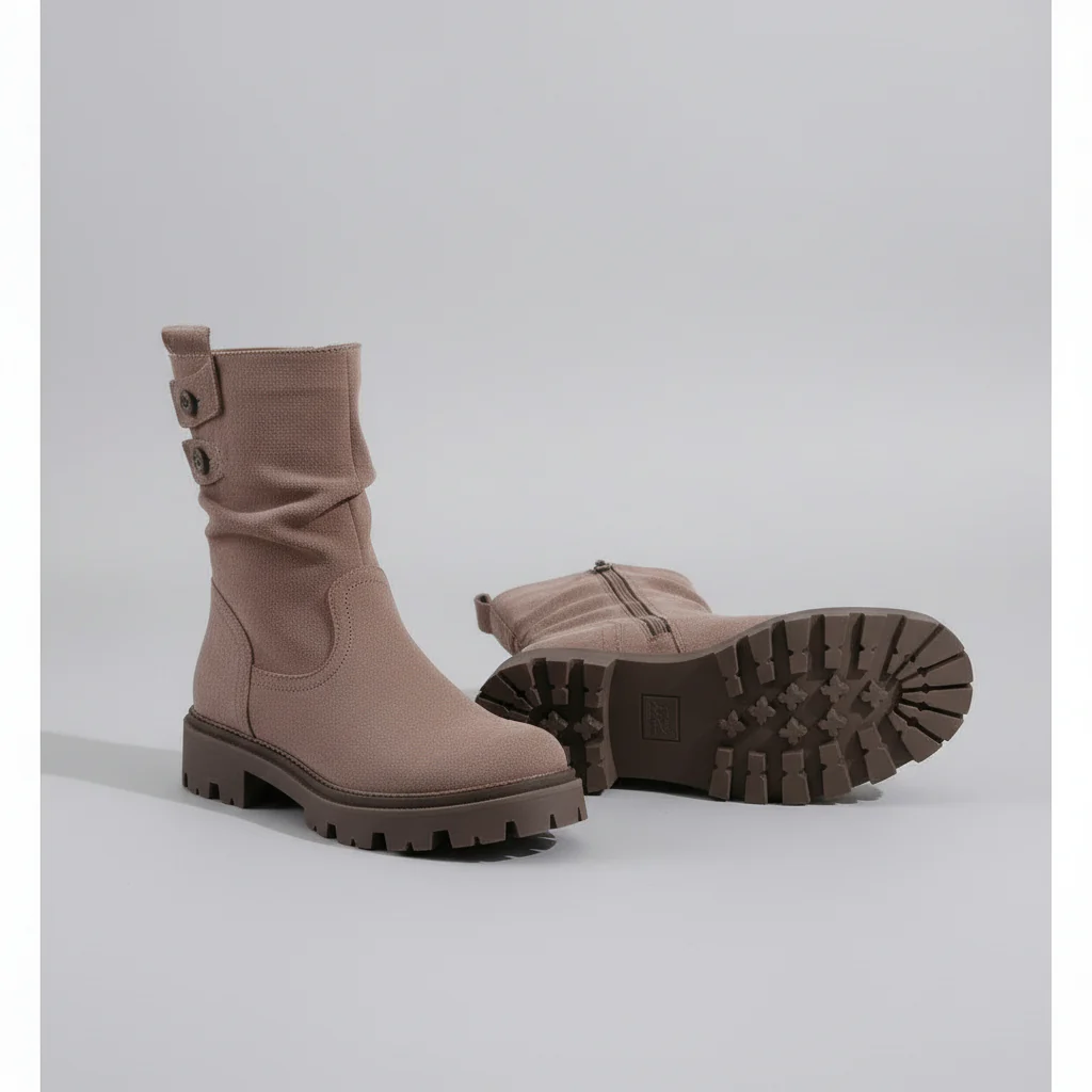 Vintage Suede Ankle Boots - Image 2