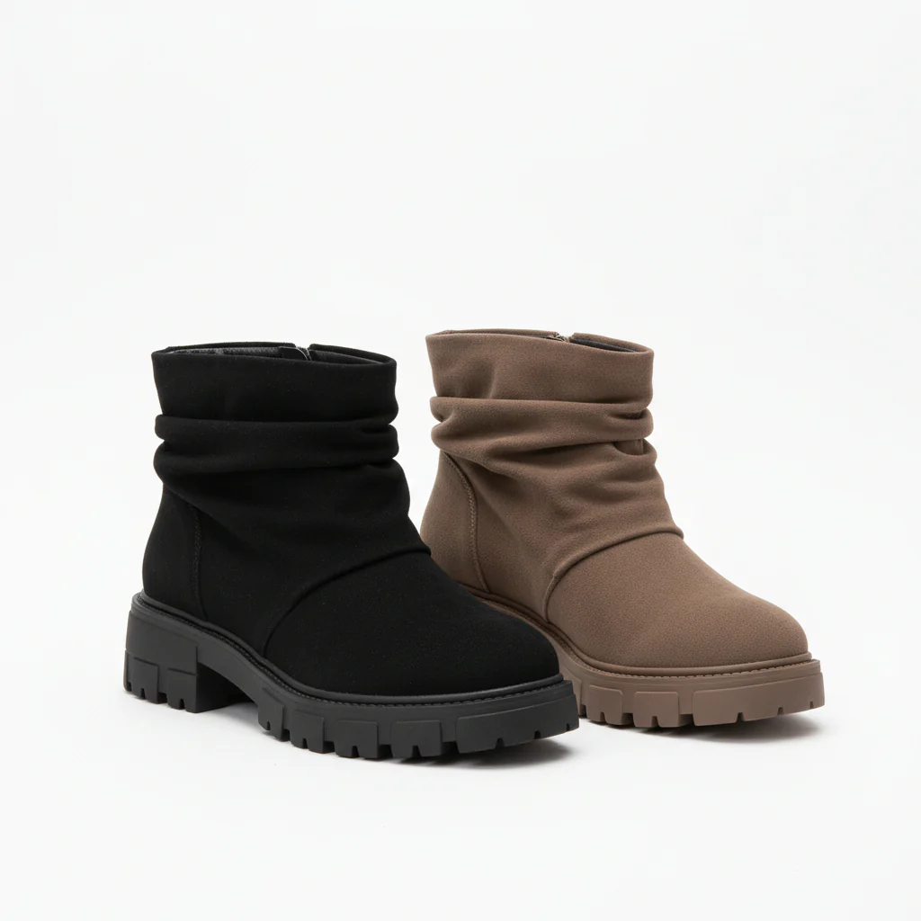 Vintage Suede Ankle Boots - Image 3