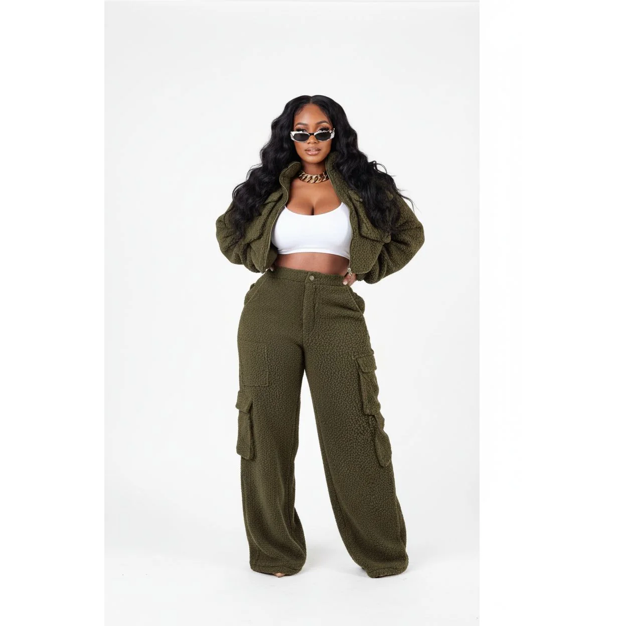 Vintage Woolen Cargo 2pc Set - Image 3