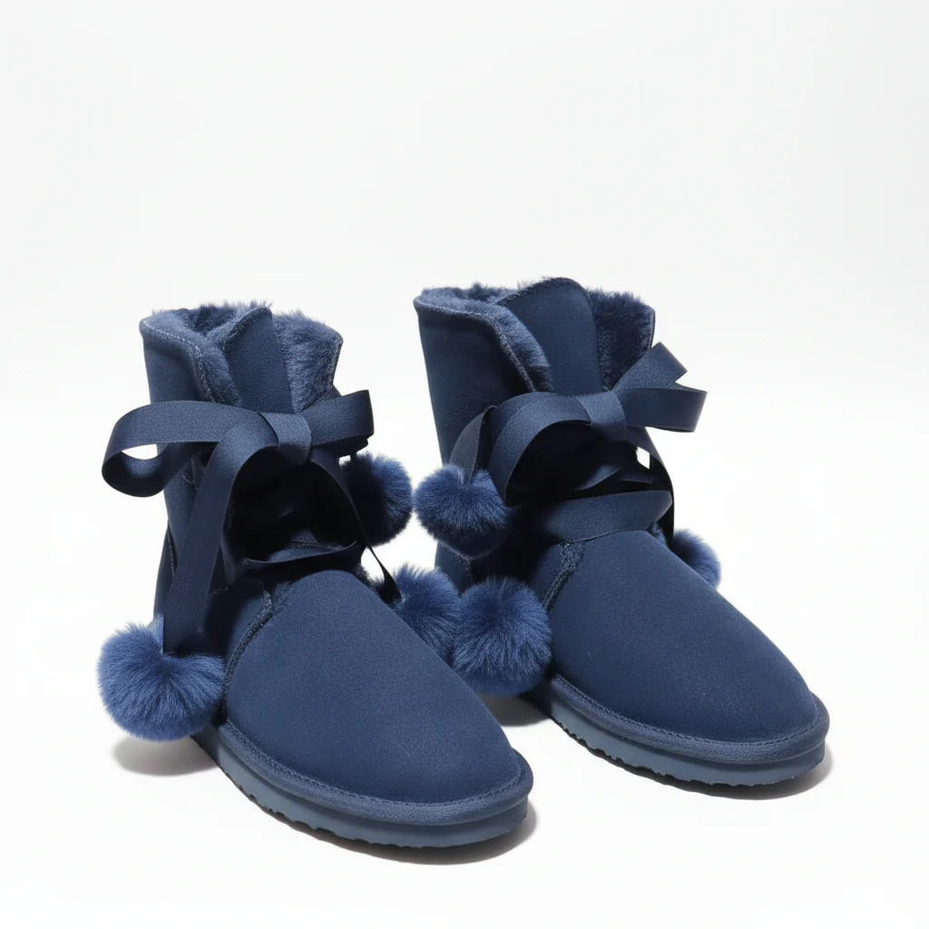 Warm Fur Cute Suede Winter Shoes - Image 2