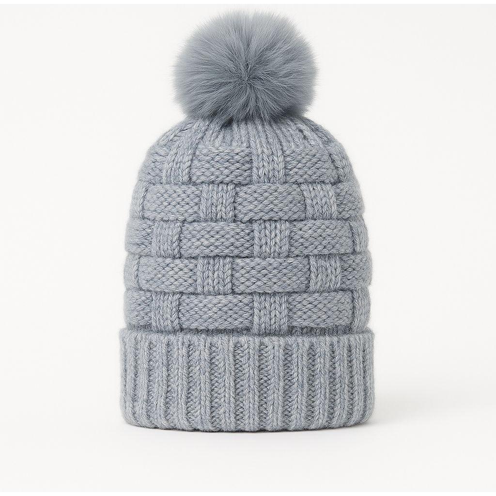 Warm Winter Bobble Beanie Hat - Image 3