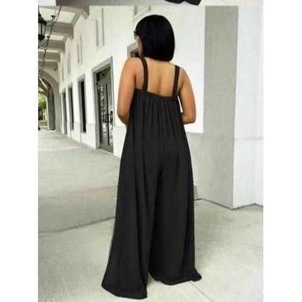 Wide Leg Sleeveless Jumpsuit. - Image 9