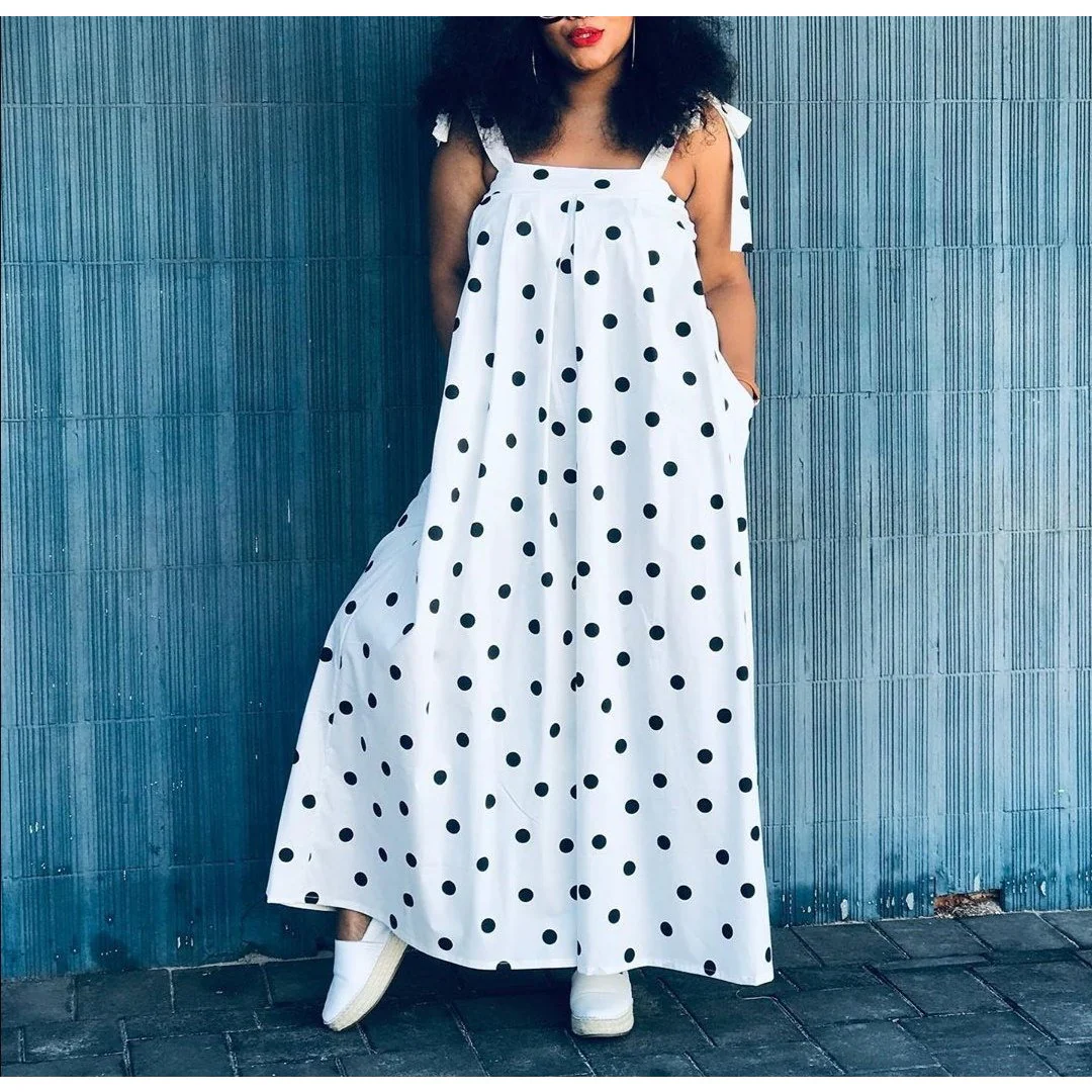 Wide Leg Overall Jumpsuit - Image 3