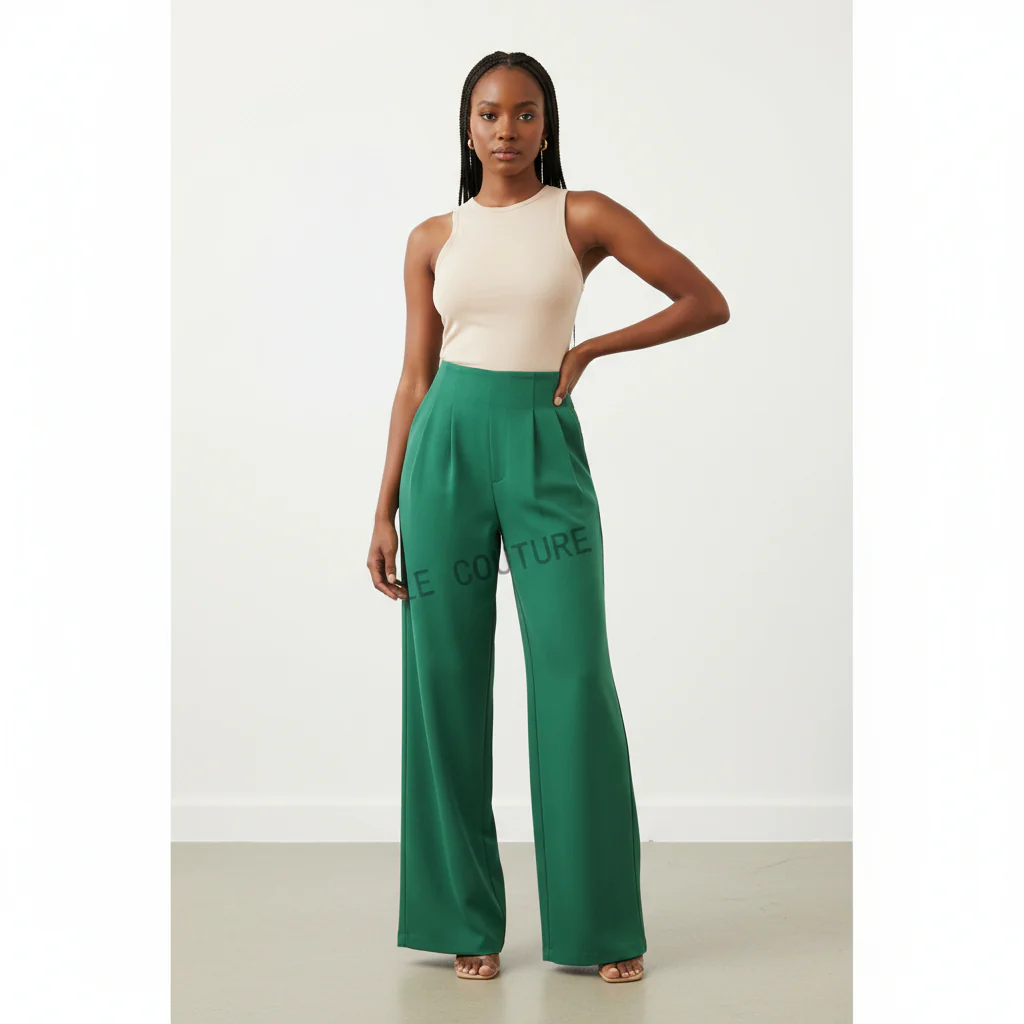 Wide Leg Palazzo Pants for Women - Image 2