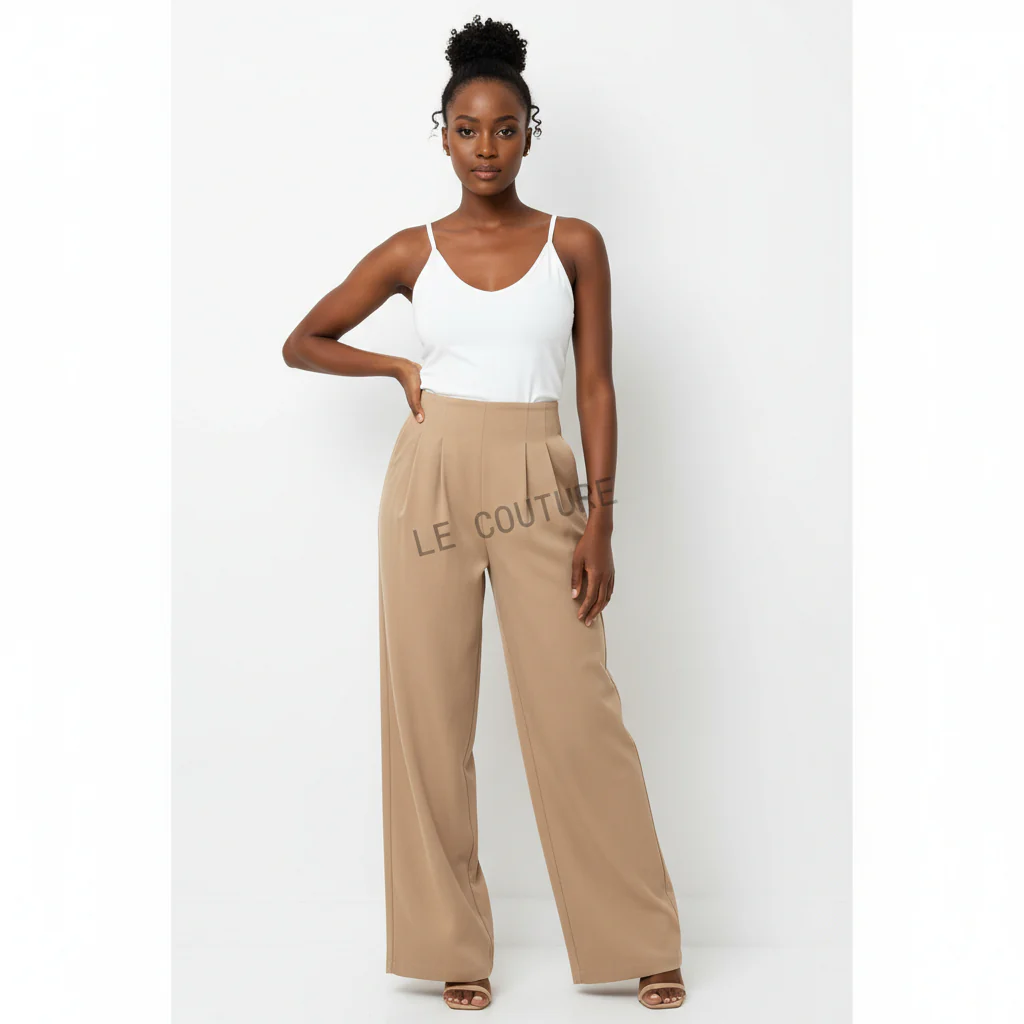 Wide Leg Palazzo Pants for Women - Image 3