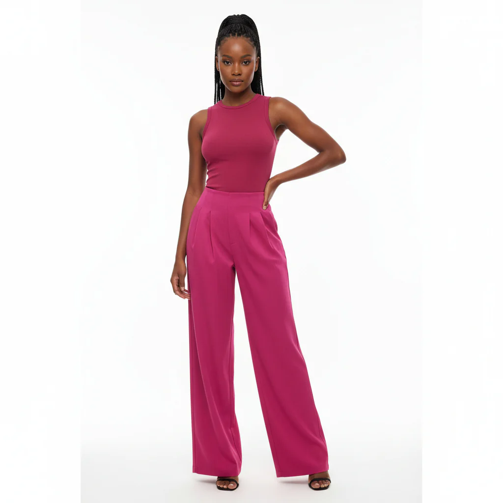 Wide Leg Palazzo Pants for Women - Image 4
