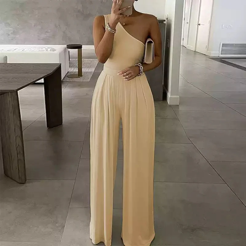 Wide Leg Pants and one Hand Bodysuit Set - Image 4