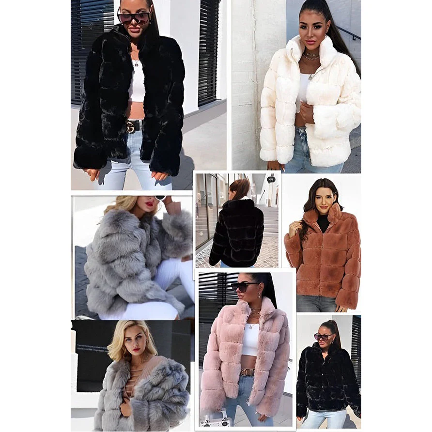 Winter Faux Fur Coat Winter Jacket - Image 4