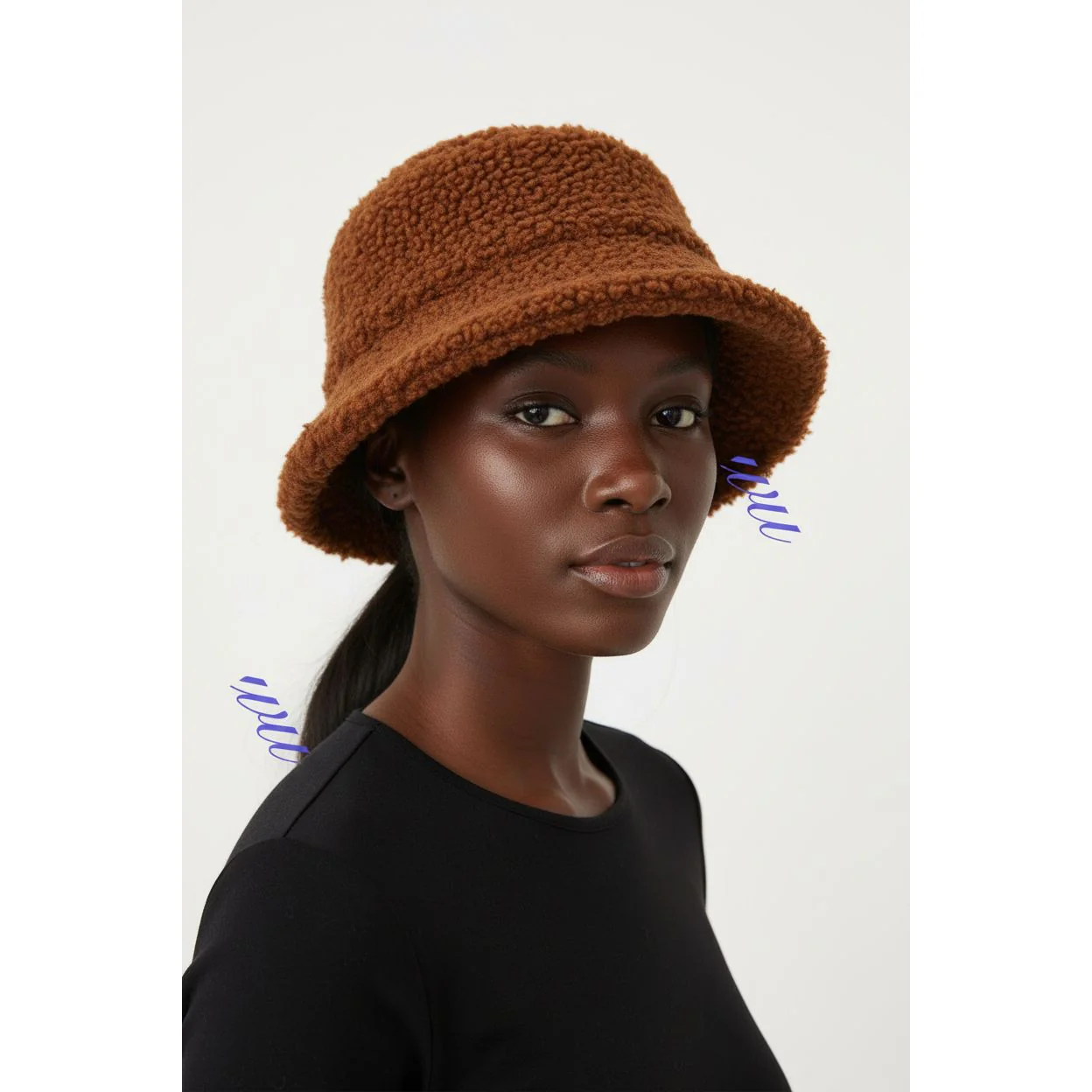 Winter Warm Fisherman Knitted Bucket Hat - Image 4