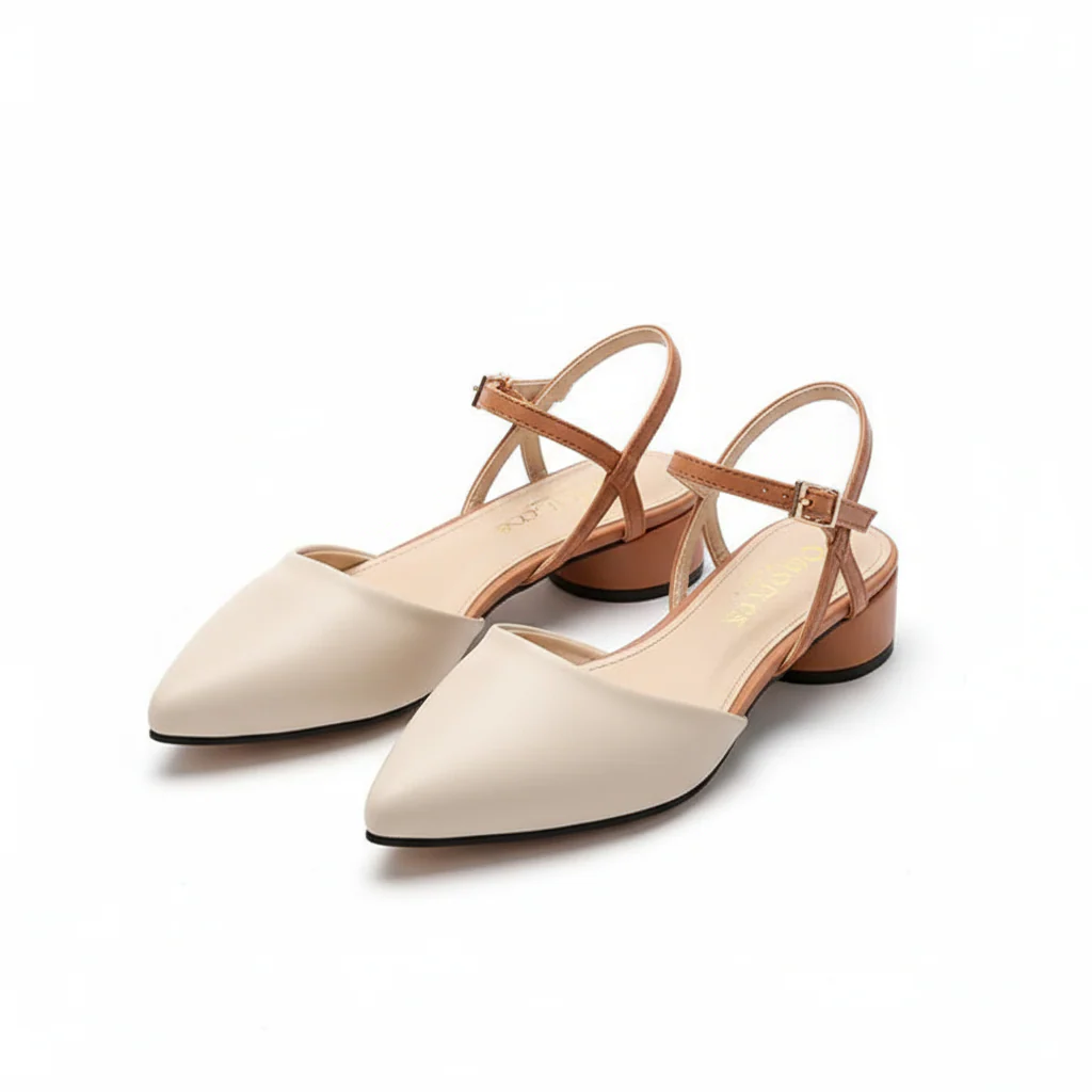 Women Ankle Strap Heels Summer Fashion Platform Slippers - Image 2