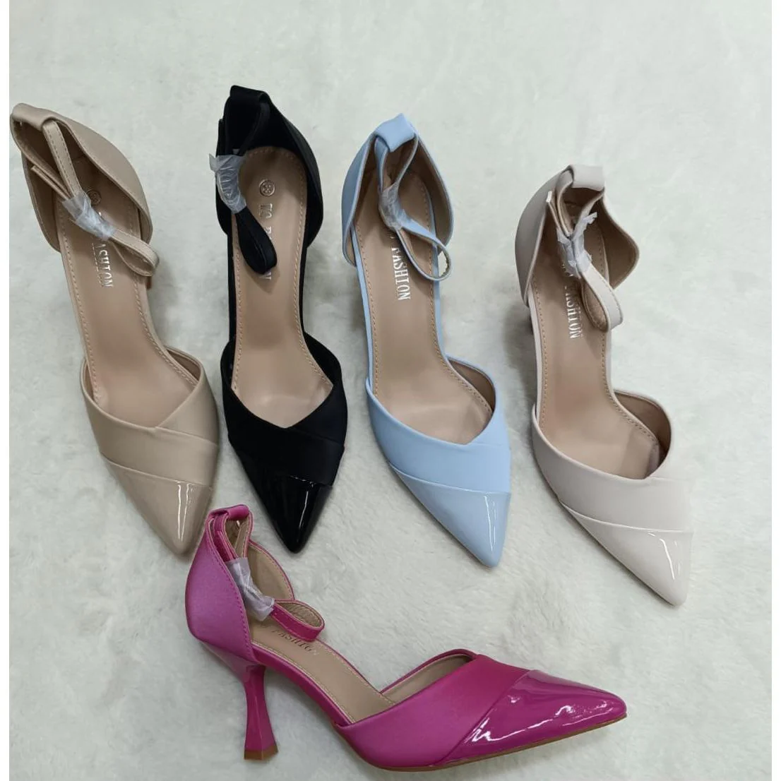 Women Point Toe Ankle Strap Elegant Flat Shoes - Image 4