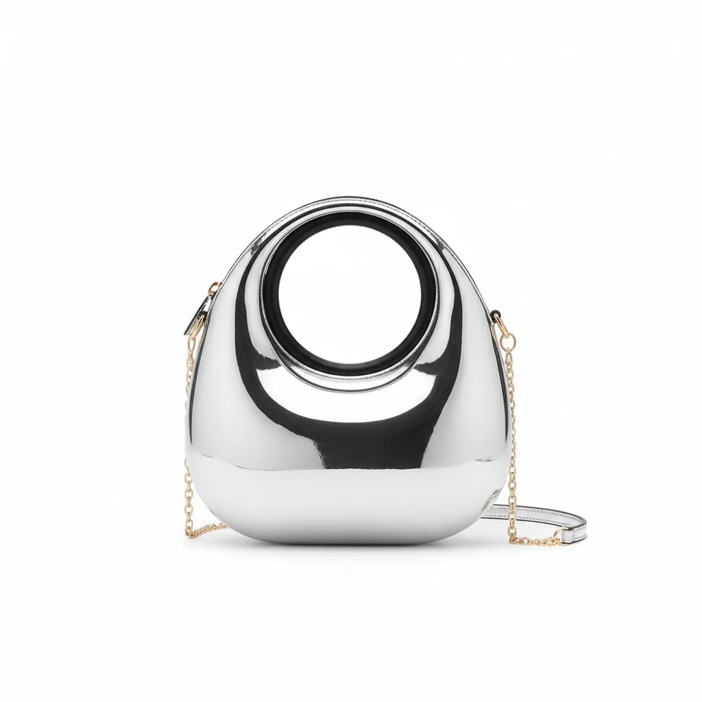 Women's Acrylic Crescent Moon Handbag