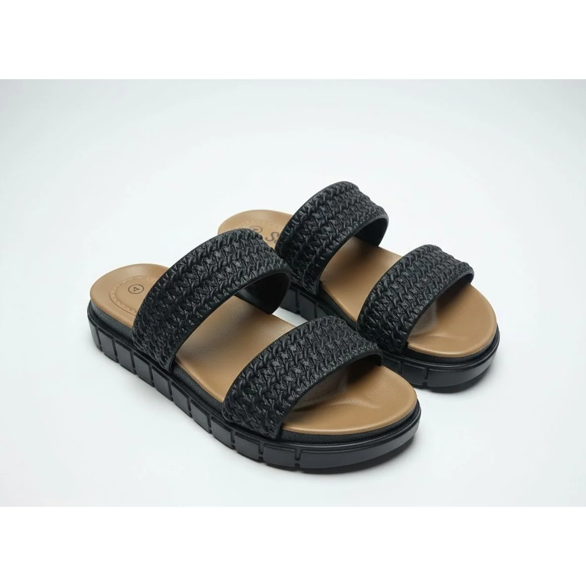 Women's Double-Strap Chunky Sole Sandals